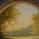 Ancient miniature painted scene