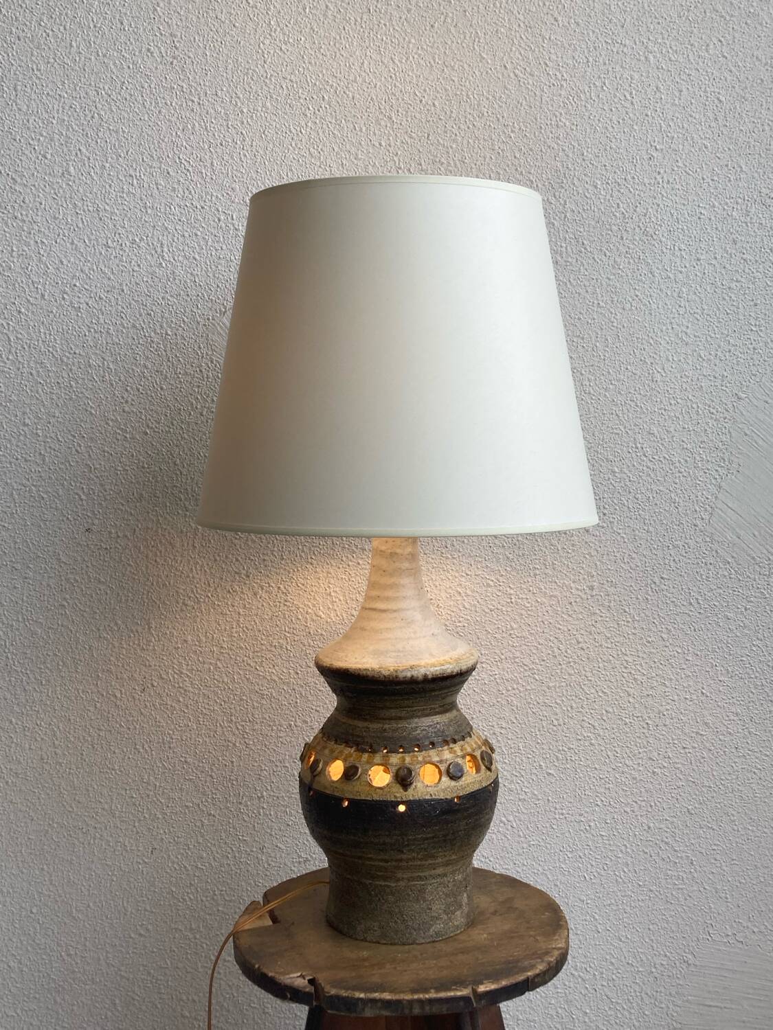 Georges Pelletier 1960 ceramic lamp