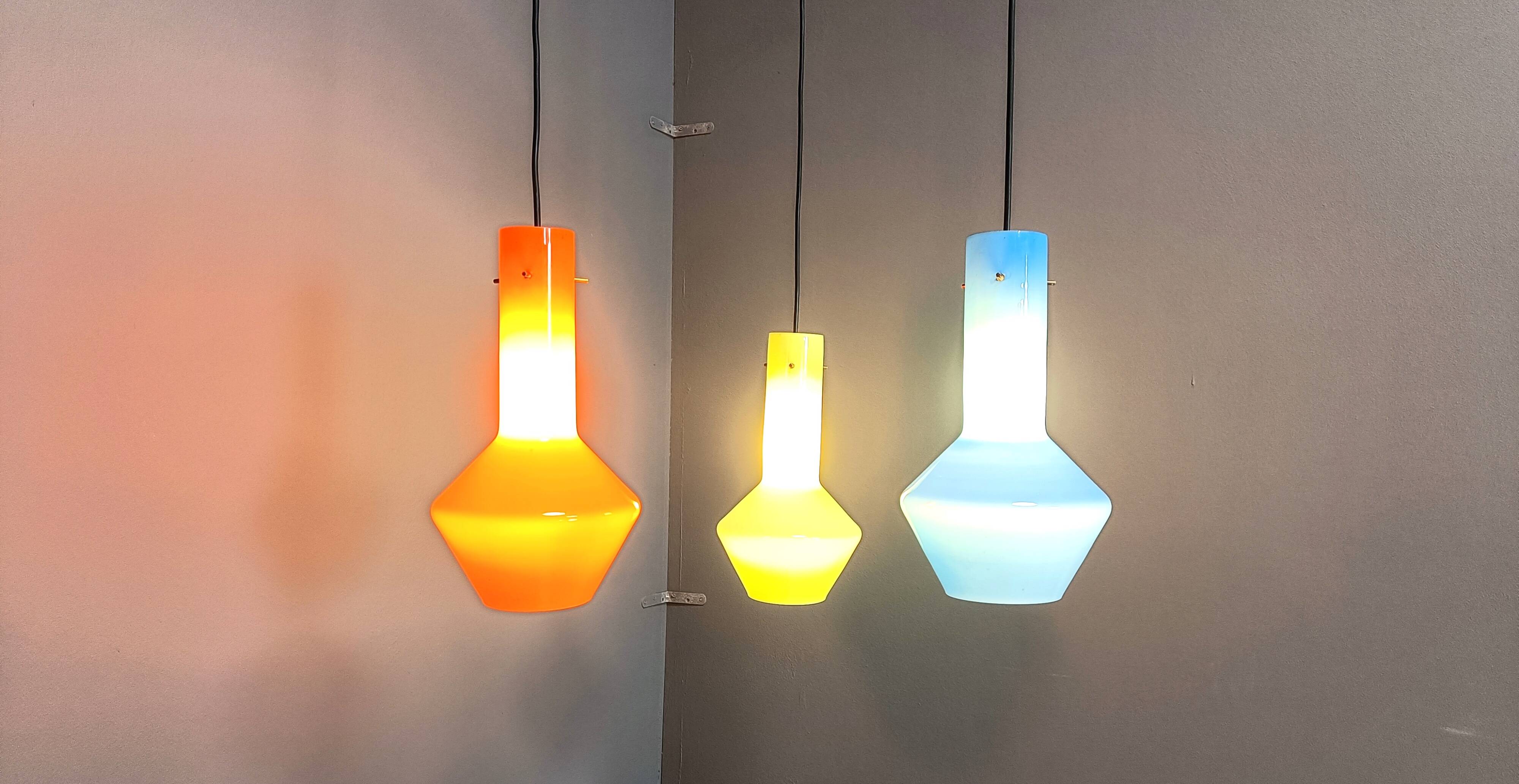 Vintage italian murano glass chandelier, 1960s