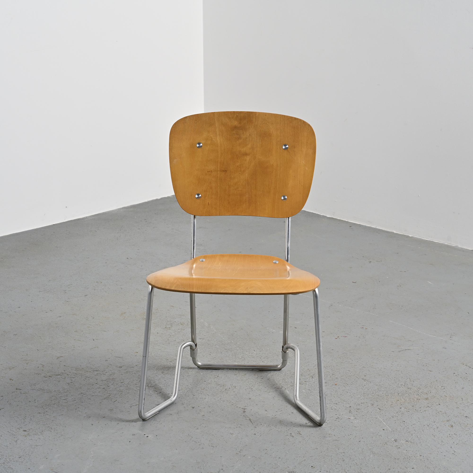 Pair of Alu-Flex chairs by Armin Wirth, circa 1965