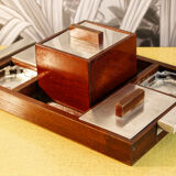 Mahogany smoking kit, 50s