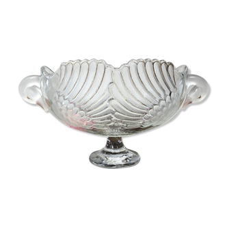 Coupe à fruits ovale “cygnes”
