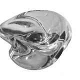 Cup • Empty Pocket • Large Vintage Ashtray • Crystal • Saint-Louis • 1970-1980