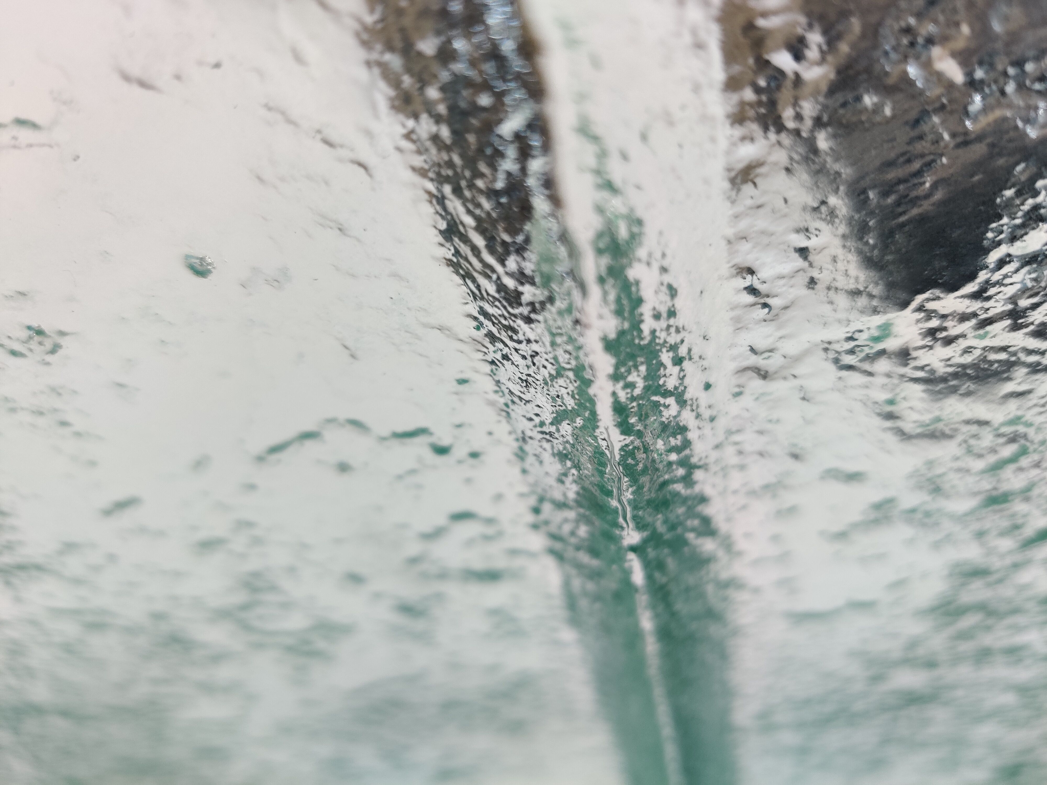 Brutalist vintage coffee table, 80s
