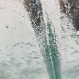 Brutalist vintage coffee table, 80s