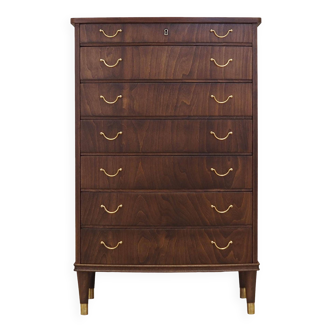 Walnut chest of drawers, Danish design, 1960s, production: Denmark