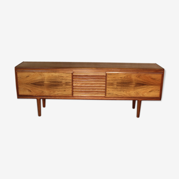 Sideboard vintage in teak and Rosewood, Scandinavian style by White & Newton