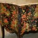 Antique Chinoiserie Commode Hand-Painted with Marble Top