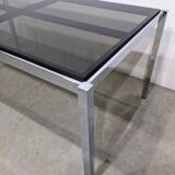 1970s glass dining table or desk