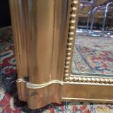 Mirror Louis Philippe 19th gold 144h/106l cms