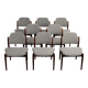 Set de 8 chaises 62 en palissandre par Arne Vodder