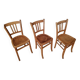 Set of 3 bistro chair style luterma / Baumann