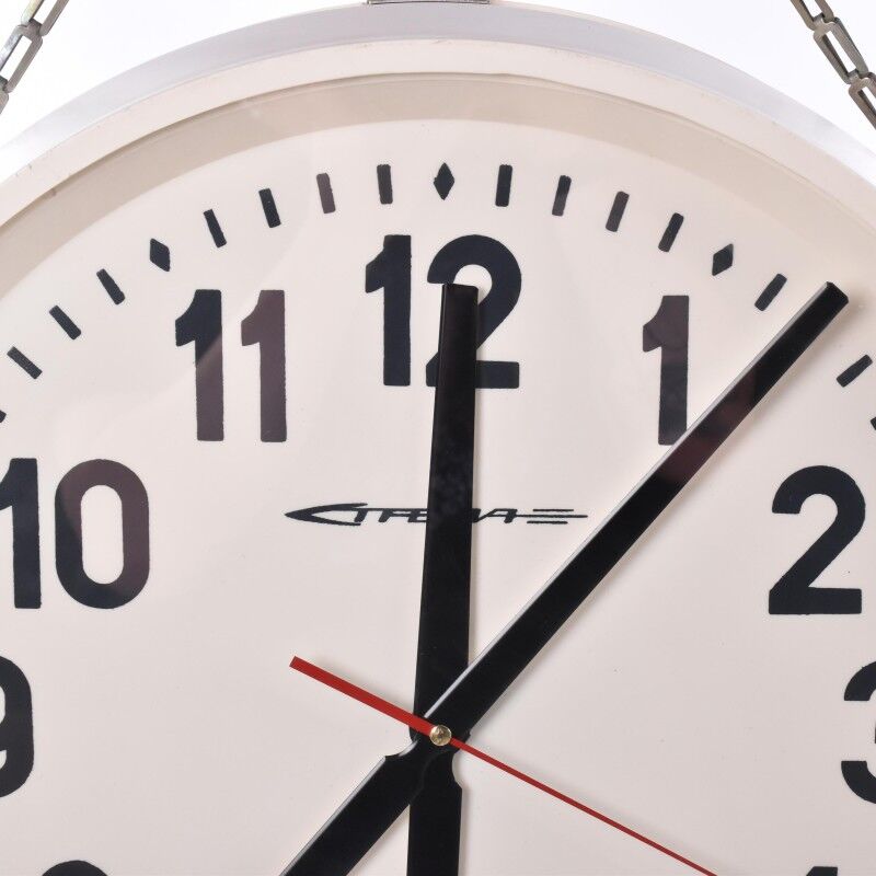 Double vintage station clock