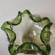 Pocket Video/Bullicante Ashtray Murano. Made of Art Glass. Diameter 19 cm.