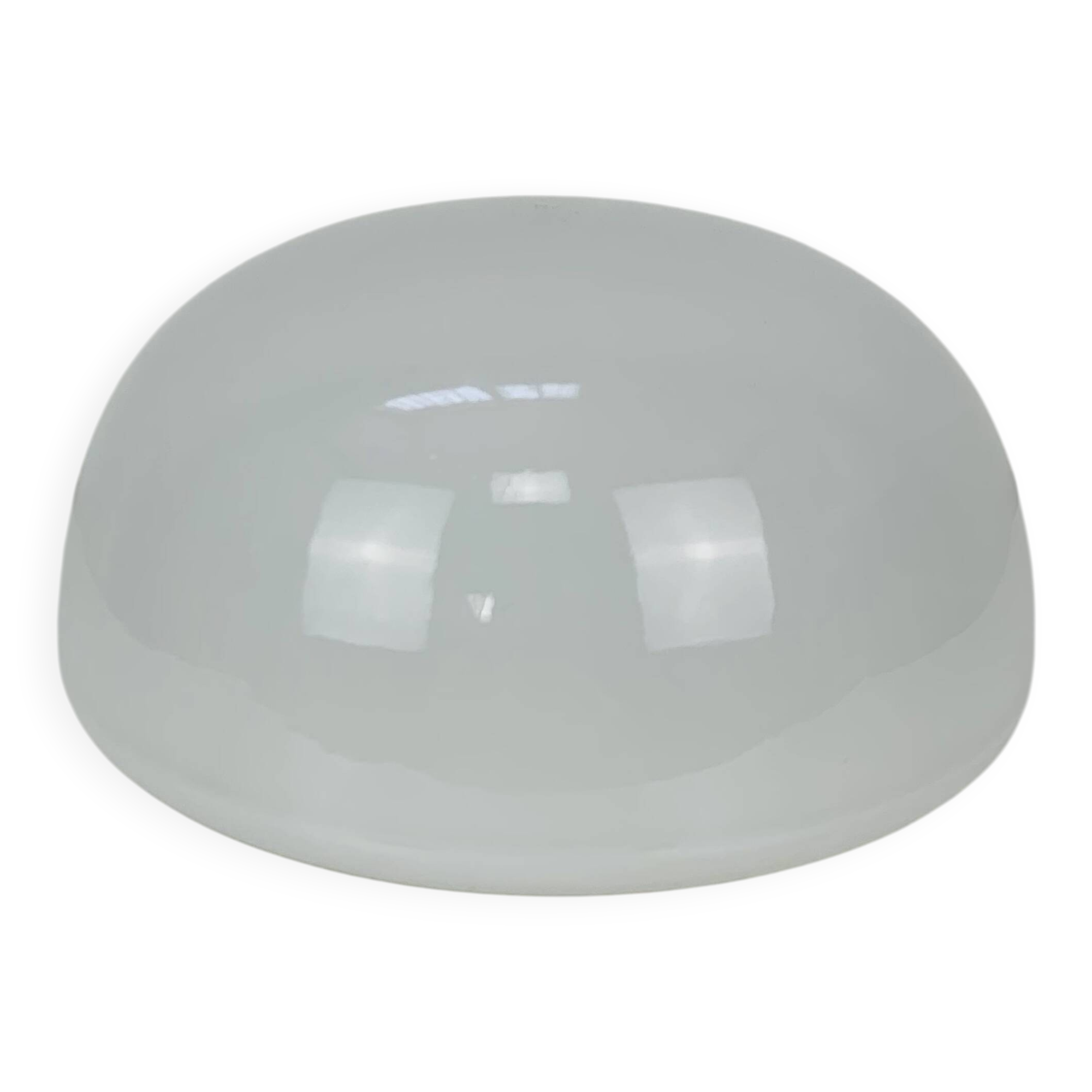 Vitouver opaline ball wall lamp, vintage half sphere