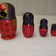 Poupees russes en bois matriochka decor de fleurs