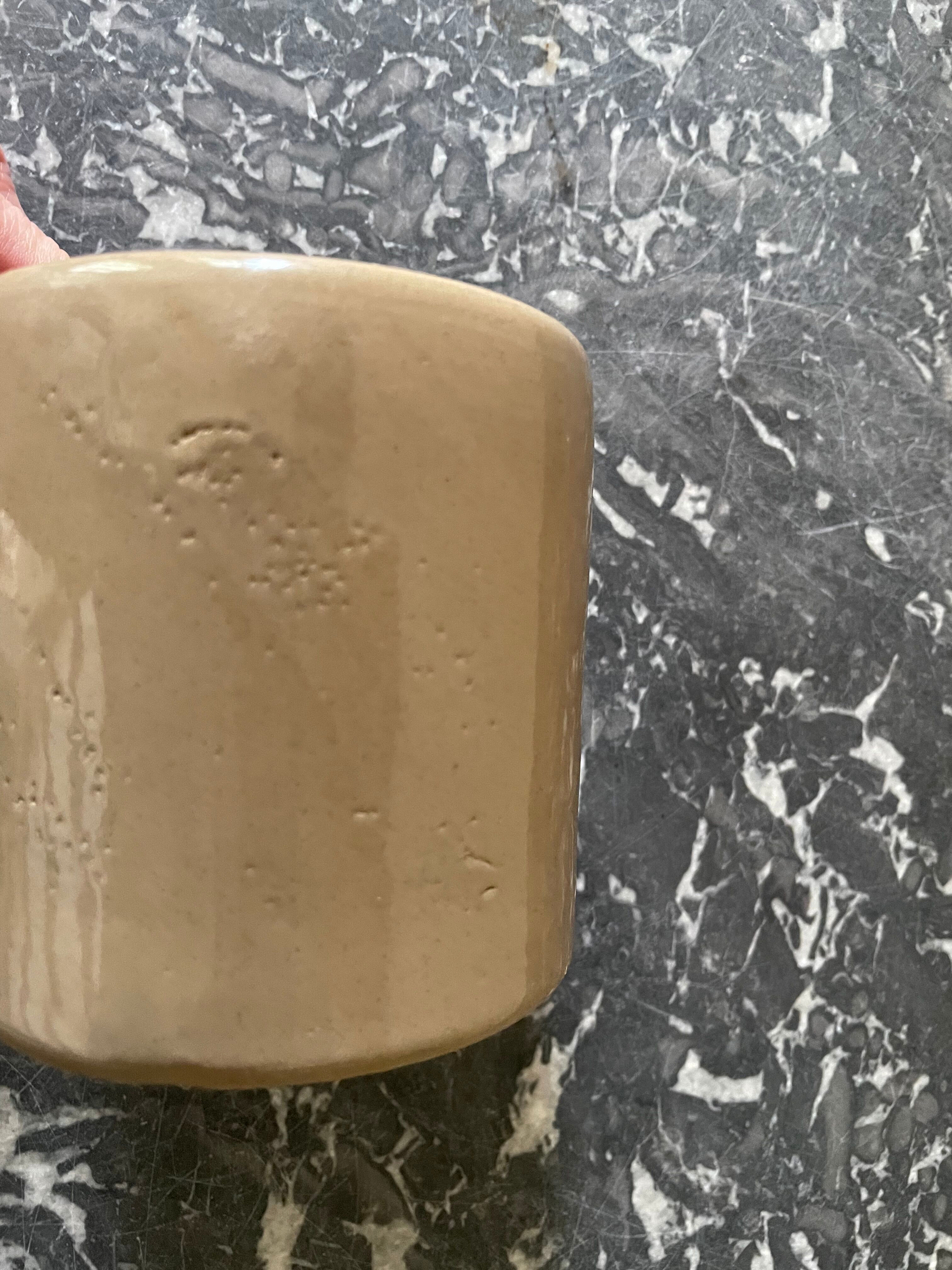 Glazed stoneware pot