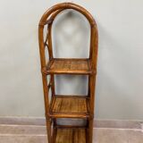 Vintage rattan shelf