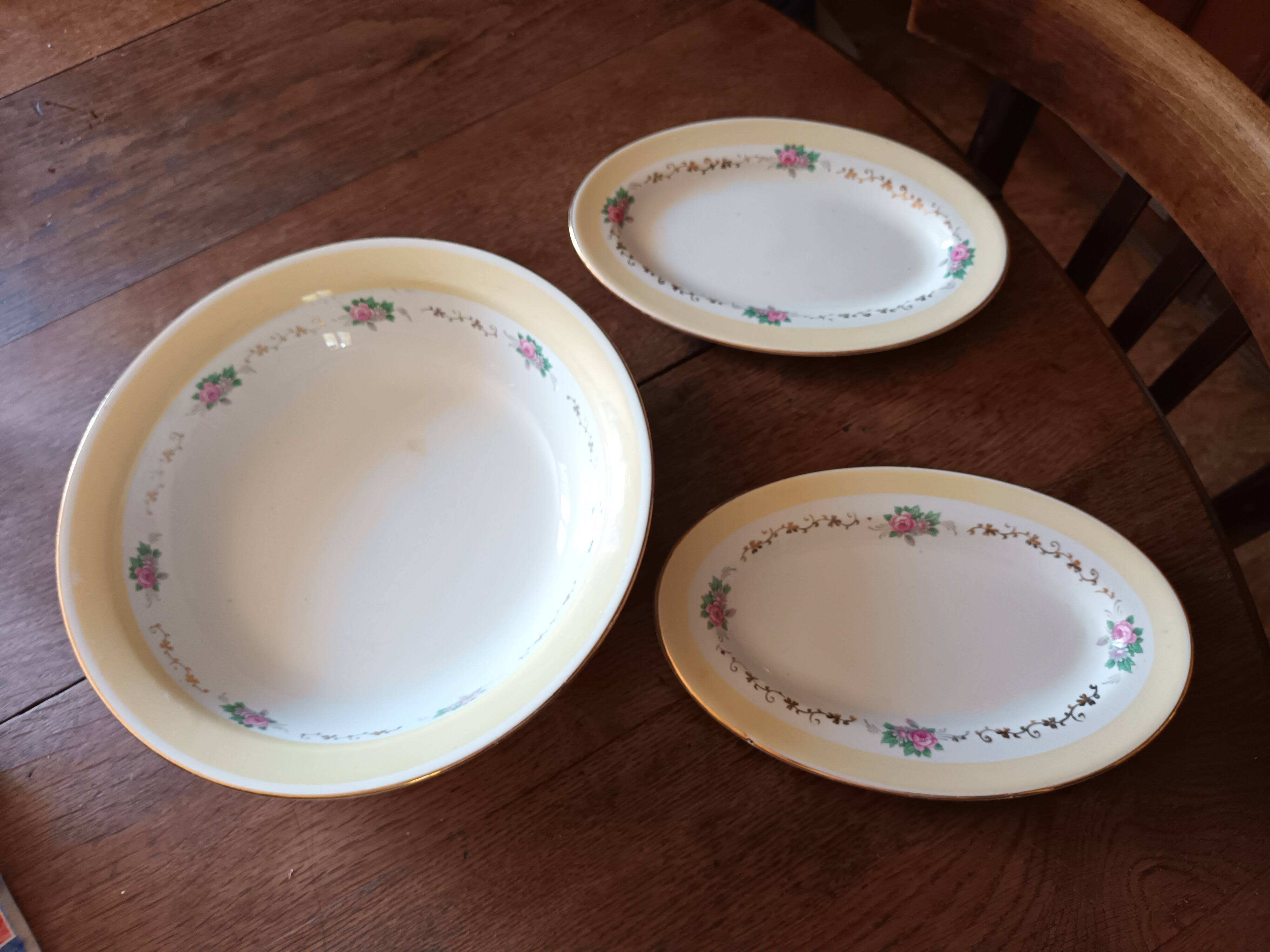 St Amand dishes and ramiers