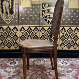 Set of 6 Louis XVI style chairs in cane - Caned