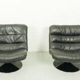 Set of 2 Vintage Dutch design F978 swivel chairs by Geoffrey Harcourt for A