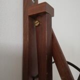 Scandinavian teak scissor lamp