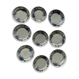 Lot de 9 assiettes à entremets Villeroy et Boch anciennes