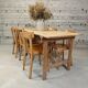 Pine garden table