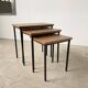 Tables gigogne teck moderniste années 50