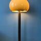 Vintage mushroom floor lamp in brown acrylic glass