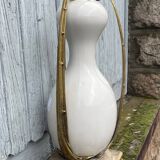 Porcelain and bronze vase