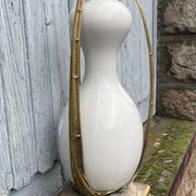 Porcelain and bronze vase