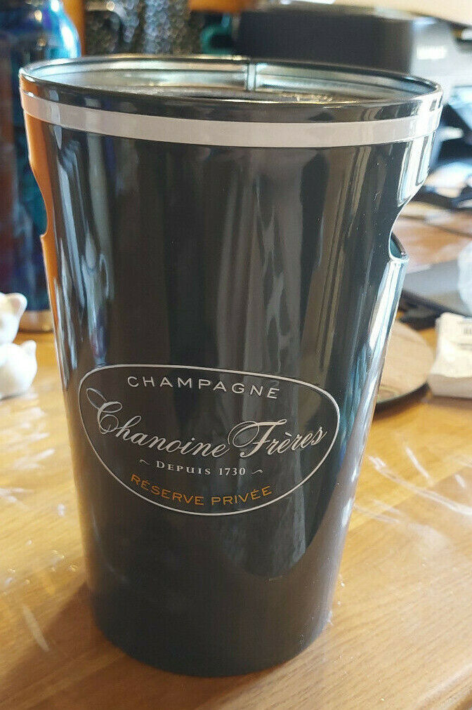 Ice bucket champagne Chanoine Frères grey metal