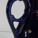 Midnight blue earthenware vase, "fives lille" - early twentieth century