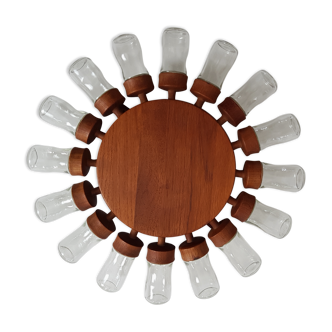 Digsmed wall wheel with herbs and spices, Denmark 1960