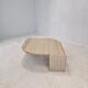 Italian Coffee Table in Travertine, 1980s