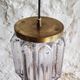 Scandinavian brass and glass pendant for Reijmyre by Paul Kedelv