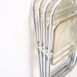 Suite of 4 Plia chairs by Giancarlo Piretti for castelli