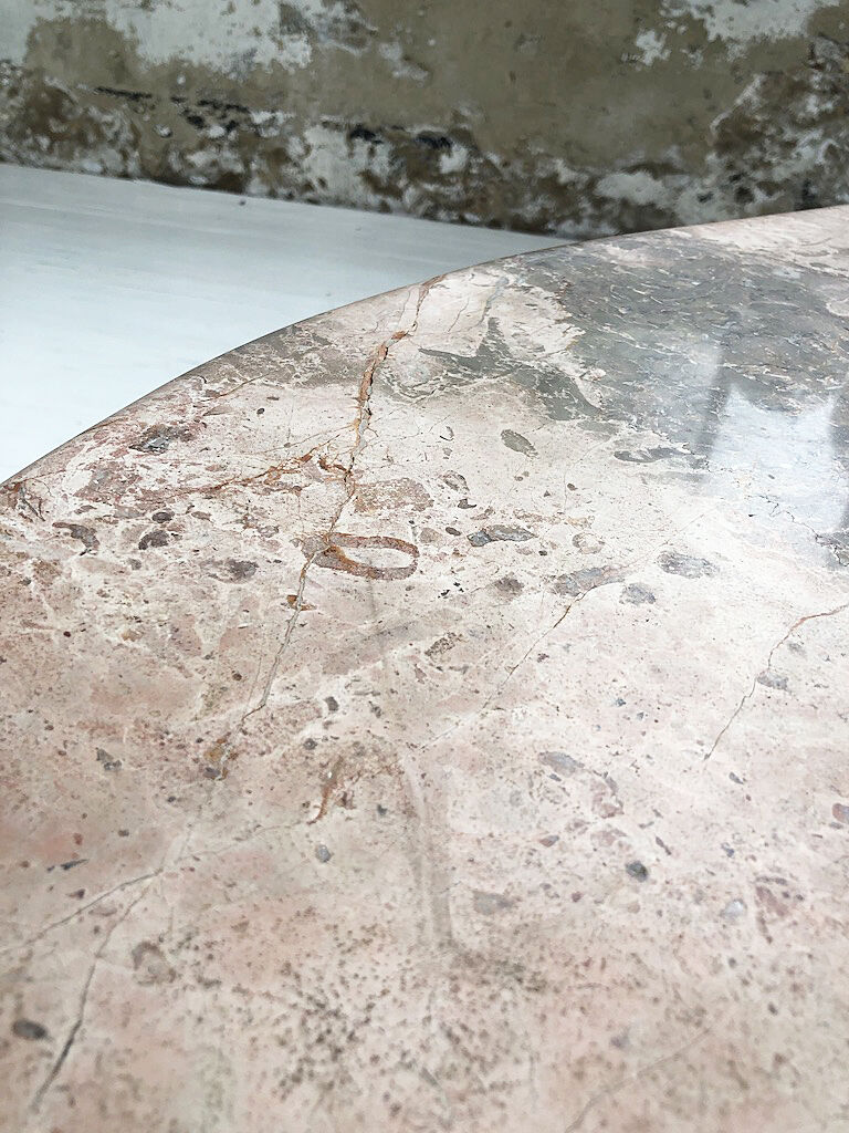 Roche Bobois pink marble table