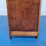 Oak art deco chest of drawers