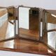 Bevelled triptych barber mirror (645*290mm)