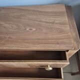 Vintage art deco burr walnut chest of drawers
