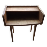 Scandinavian style bedside table in natural wood