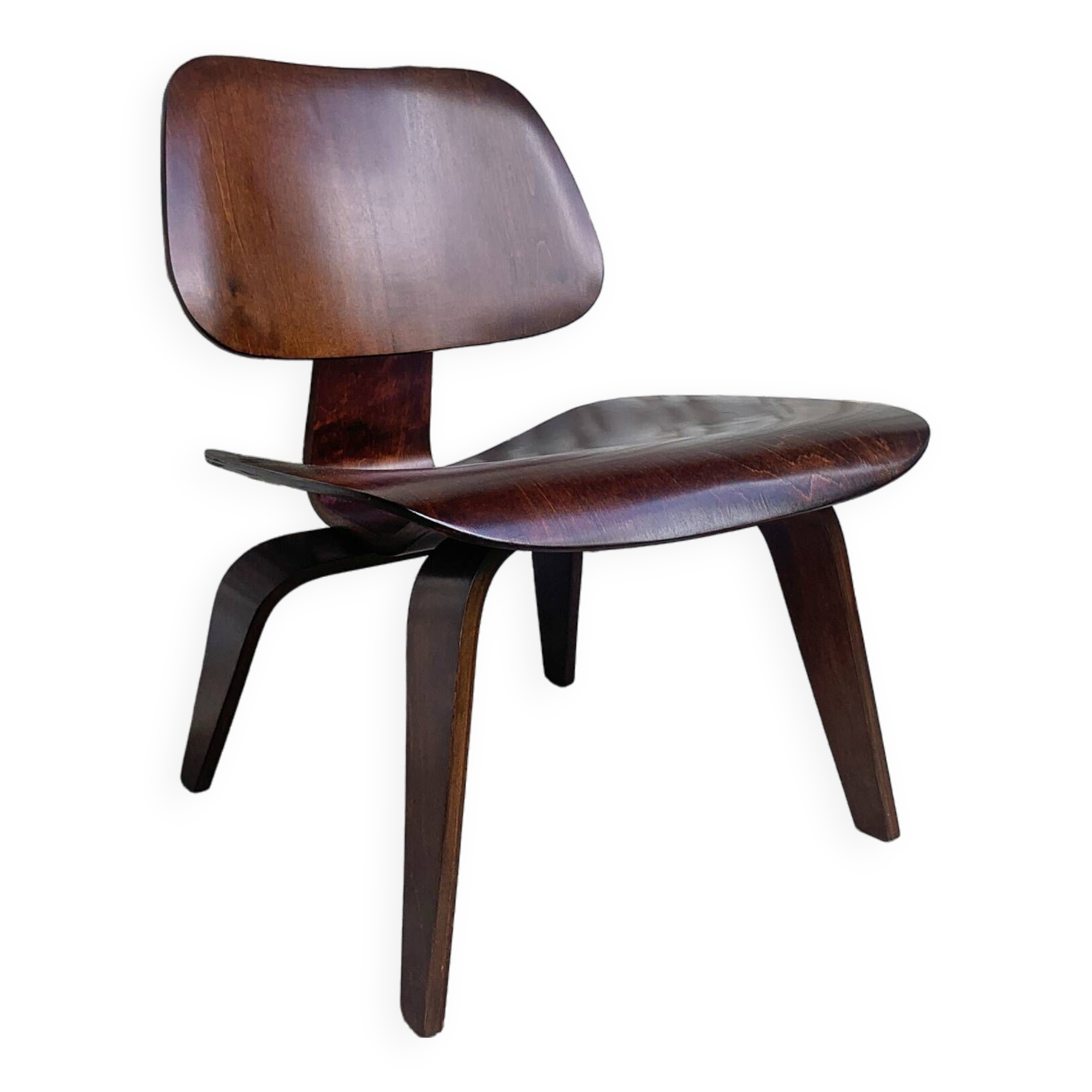 Fauteuil LCW Lounge Eames par Evans / Herman Miller 1950s