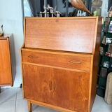 Vintage Jentique teak secretary desk