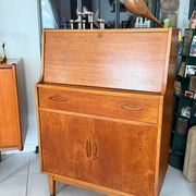 Vintage Jentique teak secretary desk
