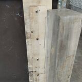 Sideboard shelf design 70 Michel Pignères amboyna burl chrome brass