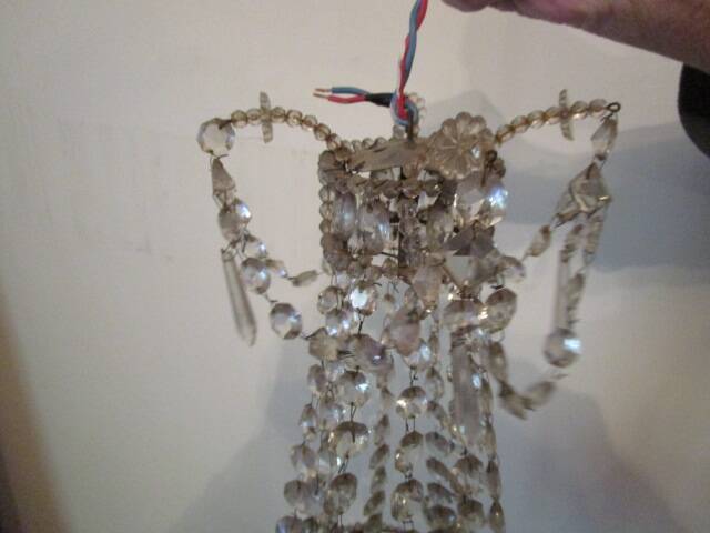 Antique balloon chandelier with tassels