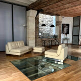 Salon "California" Jacques Charpentier, edition "Flat", France 1970