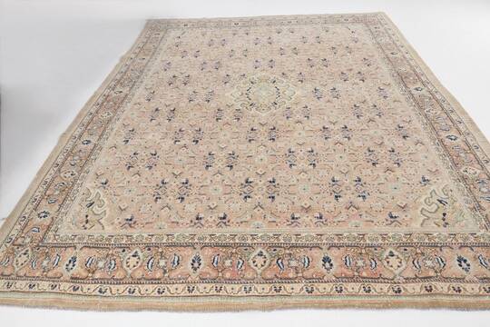 Tapis persan oversize Earthly & Blue. 301x373 cm